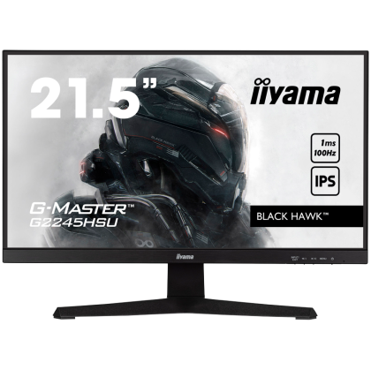 21,5" IPS Gaming, G-Master Black Hawk, FreeSync, 1920x1080@100Hz, 300cd/m2, HDMI, DisplayPort, 1ms (MPRT), Adaptive Sync, Speakers, USB 2x2.0, Black Tuner