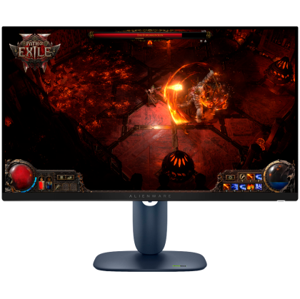 Dell Alienware 27 Gaming Monitor - AW2725DM 27" WQHD 2560x1440 180Hz, 95% DCI-P3 (CIE 1976), 109 PPI, 16:9, 400cd/m2, IPS, 1000:1, 178/178, 1ms/2ms/4ms, DP, HDMI, USB, Height, Swivel, Tilt, Pivot