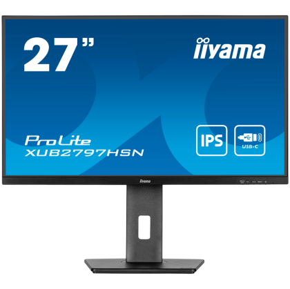 Iiyama XUB2797HSN-B2 - LED monitor 27 FHD (1080p) 100 Hz IPS 300 cd 1000 1 1ms HDMI DP USB-C speaker