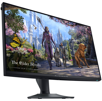Dell Alienware AW2725QF Gaming Monitor,27" 4K,Dual-Resolution 3840x2160/180Hz(4K mode),1920x1080/360Hz(FHD mode),95% DCI-P3,600cd/m2(HDR peak),178/178,1xDP 1.4, 2xHDMI 2.1, 1xUSB-B 3.2 Gen1, 1xUSB-C 3.2 Gen1, 1xUSB-A 3.2 Gen1,Height,Tilt,Swivel,Pivot