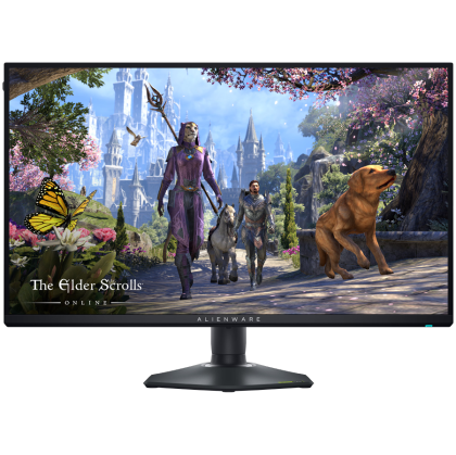 Dell Alienware AW2725QF Gaming Monitor,27" 4K,Dual-Resolution 3840x2160/180Hz(4K mode),1920x1080/360Hz(FHD mode),95% DCI-P3,600cd/m2(HDR peak),178/178,1xDP 1.4, 2xHDMI 2.1, 1xUSB-B 3.2 Gen1, 1xUSB-C 3.2 Gen1, 1xUSB-A 3.2 Gen1,Height,Tilt,Swivel,Pivot