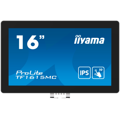 15,6" PCAP Bezel Free 10P Touch, 1920x1080, DisplayPort, HDMI, VGA, 405cd/m2 (with touch), USB Interface, Through Glass (Gloves) mode, External Power Adapter, MultiTouch only with supported OS, Open frame model with seal, IP65 front