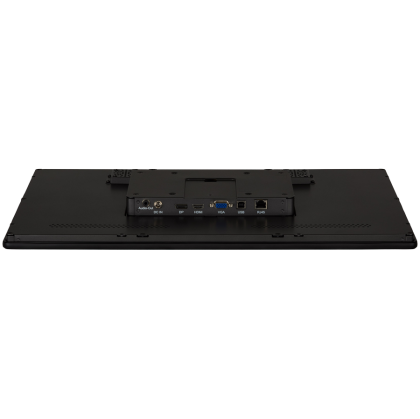21,5" PCAP Bezel Free 10P Touch, 1920x1080, UV-filter+AF+AG coating, DisplayPort, HDMI, VGA, 935cd/m² (with touch), Wide Temp range (-20~60°C), Brightness, Temp and Proximiti sensor, Active Cooling, Through Glass (Gloves) mode, External Power Adapt