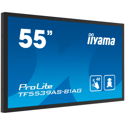 IIYAMA Prolite TF5539AS-B1AG Business Monitor - 139 cm (54.6"), 4K UHD (3840x2160), IPS LED, 60Hz, 8ms, 500 cd/m²