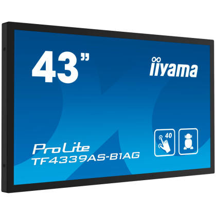 IIYAMA Prolite TF4339AS-B1AG Business Monitor - 108 cm (42.5"), 4K UHD (3840x2160), IPS LED, 60Hz, 8ms, 500 cd/m²