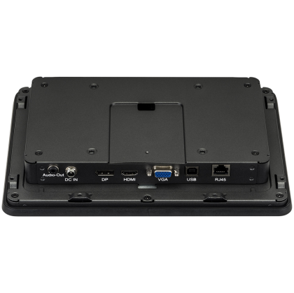 The ProLite TF1015MC (10.1 inch) uses PCAP touch technology and is built into an eye catching bezel with edge-to-edge glass. Equipped with a foam seal finish it supports seamless integration into kiosks and provides IP65 rating.