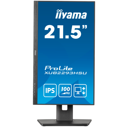 21,5" IPS-panel, 1920x1080@100Hz, 15cm Height Adj. Stand, 300cd/m2, Speakers, HDMI, DisplayPort, 1ms MPRT, USB 2x2.0