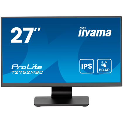27" IPS Bonded PCAP, 10P Touch with AG and Anti-Finger print coating, 1920x1080, Flat Bezel Free Glass Front, HDMI, DisplayPort, 345cd/m2 (with touch), USB Hub 2x 3.2, Speakers