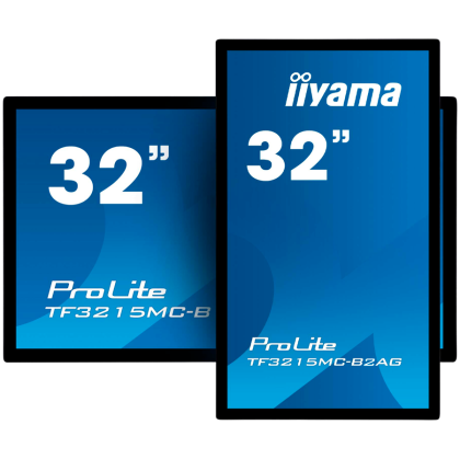 IIYAMA LFD TF3215MC-B2AG Open Frame PCAP 30-point Touch 31.5" VA 1920 x 1080 500 cd/m² 8ms projective capacitive Touch Through-Glass, Anti-glare coating 24/7
