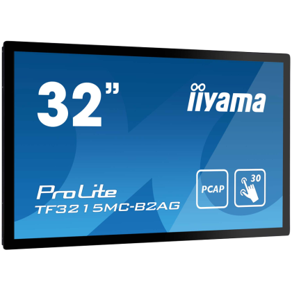 IIYAMA LFD TF3215MC-B2AG Open Frame PCAP 30-point Touch 31.5" VA 1920 x 1080 500 cd/m² 8ms projective capacitive Touch Through-Glass, Anti-glare coating 24/7