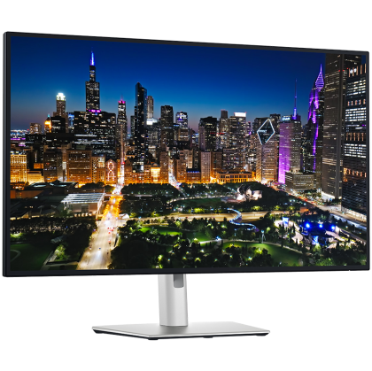 Monitor LED Dell U3225QE, 31.5", 4K UHD 3840x2160, 16:9, 120Hz, IPS, Flicker, 450 cd/m2, 3000:1, 178/178, 8ms/5ms, HDMI, DP, USB-C, Thunderbolt Hub, RJ45, KVM, Audio-out, Height, Pivot, Tilt, Swivel