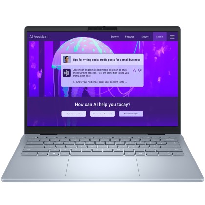 Dell 14 Plus,14" 16:10 2.5K(2560x1600)AG No-Touch 300nits,Intel Core Ultra 9 288V(48 TOPS NPU 8cores/5.1GHz),32GB 8533MT/s(onboard),1TB M.2 PCIe NVMe SSD,Intel Arc Graphics,BE201 Wi-Fi 7(2x2)+BT,Backlit Kb,FGP,4cell 64WHr,Win11Pro,3Yr CIS