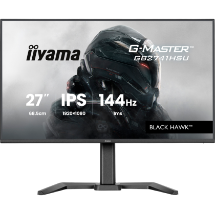 27 inch IPS Gaming G-Master Black Hawk FreeSync 1920x1080 144Hz 300cd/m2 HDMI DisplayPort 1ms MPRT Adaptive Sync Speakers USB 2x 2.0 Black Tuner 15cm Height Adj Stand