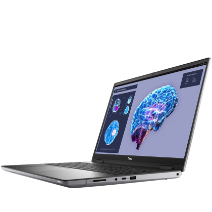 Laptop Dell Mobile Precision 7680, Procesor 13th Generation Intel Core i7 13850HX up to 5.3GHz, 16" FHD+(1920x1200)IPS 500nits anti-glare, ram 32GB(1x32GB)5600MHz DDR5, 1TB SSD M.2 PCIe NVMe, NVIDIA RTX 3500 Ada 12GB GDDR6,culoare titan grey,Windows11 Pro