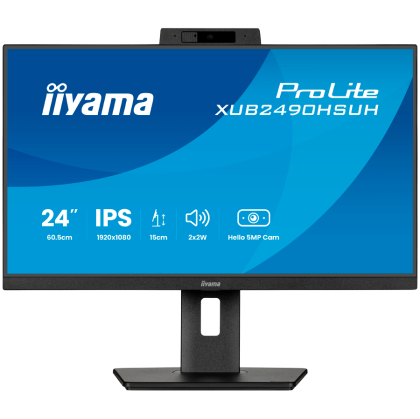 Iiyama ProLite XUB2490HSUH-B2 LED monitor 24 (23.8 viewable) 1920 x 1080 Full HD ,100 Hz IPS 250 cd 1300:1 4 ms HDMI DP