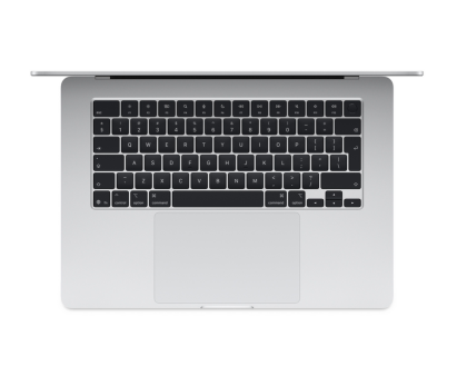 Laptop Apple MacBook Air 15", Procesor Apple M5 CPU cu 10 nuclee, GPU cu 10 nuclee, Neural Accelerators, 15.3"(2880 x 1864) IPS 500nits, ram 16GB, 1TB SSD, tastatura INT, culoare Silver, macOS Tahoe