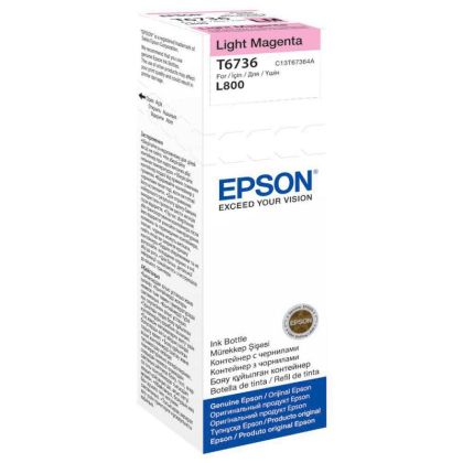 Cartus cerneala original EPSON T6736, culoare magenta  pentru Epson L800