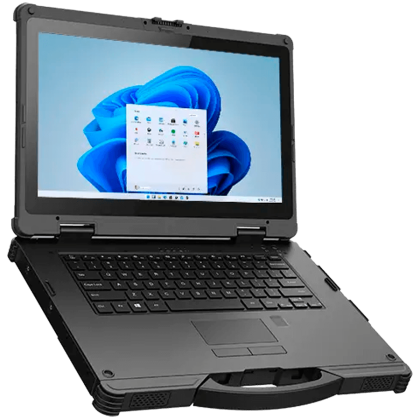 ONERugged N14M, 14inch rugged laptop, IP65, Ultra 7 155H 32GB DDR5 + 512GB SSD + GPS + Fingerprint, No 4G, Win11 Pro without license, EU adapter