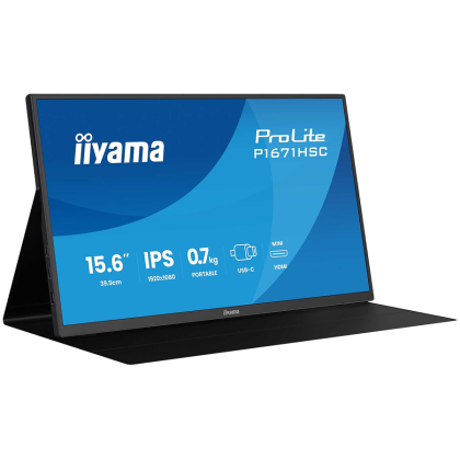 IIYAMA desktop P1671HSC-B! FHD, Speakerc , leather cover , B C