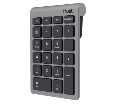 Tastatura Trust numerica Xalax WS, gri