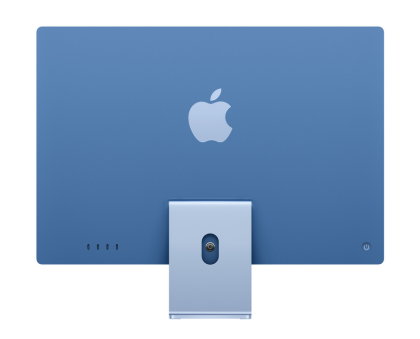 PC all in one Apple iMac 24 inch, Procesor Apple M4 CPU cu 8 nuclee, GPU cu 8 nuclee, Neural Engine 16 nuclee, 23.5" 4.5K (4480x2520) Retina 500niti, ram 16GB, 256GB SSD, tastatura ROM, culoare blue, macOS Sequoia