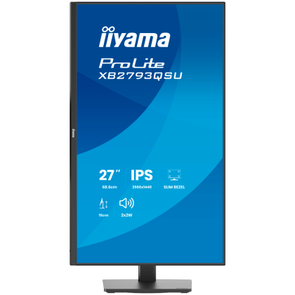 IIYAMA Monitor LED XB2793QSU-B1 27" 2560 x 1440 75Hz IPS 350cd 1ms HDMI DP USB HUB height, swivel, tilt, pivot Pro
