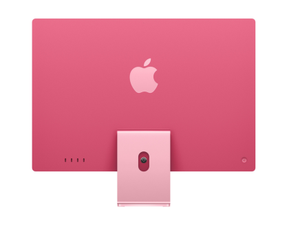 PC all in one Apple iMac 24 inch, Procesor Apple M4 CPU cu 8 nuclee, GPU cu 8 nuclee, Neural Engine 16 nuclee, 23.5" 4.5K (4480x2520) Retina 500niti, ram 16GB, 256GB SSD, tastatura ROM, culoare pink, macOS Sequoia