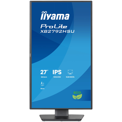 IIYAMA Monitor LED XB2792HSU-B1 27" IPS 1920x1080 4-side slim bezel 120Hz 300cd 1500:1 3ms HDMI DP USB HUB Full Ergo