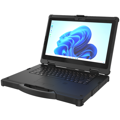 ONERugged N14M, 14-inch rugged AI PC, 1920x1080, 32/512 GB, Intel® Core™ Ultra 7 155H, Windows 11 Pro without license, IP65, EN layout
