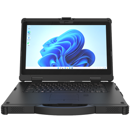 ONERugged N14M, 14-inch rugged AI PC, 1920x1080, 32/512 GB, Intel® Core™ Ultra 7 155H, Windows 11 Pro without license, IP65, EN layout
