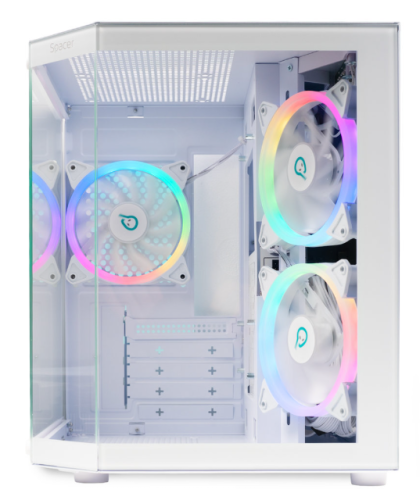 Carcasa Spacer Aquarium, mATX White