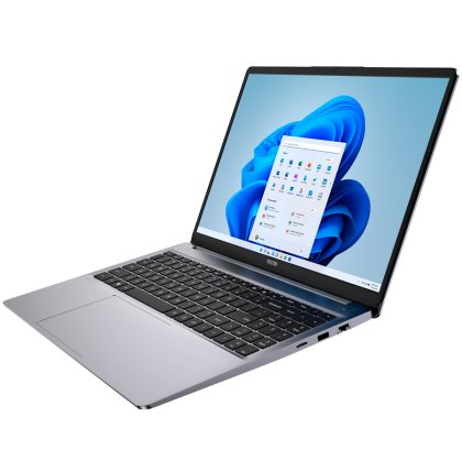 TECNO Megabook K16SDA AMD R5-7430U up to 4.3GHz 16-inch FHD IPS 16:10 1920x1200 300nits 60Hz  RAM 16Gb SSD 1Tb 70Wh 17.5 hours Cam 1Mp 720p AI WiFi5 BT 5.0 RJ45 2xTypeC Full 2xUSB3.1 HDMI Finger print QWERTY EN Backlight All metal Winows 11H Gray