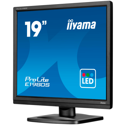 IIYAMA Monitor LED E1980S-B1 19" 1280 x 1024 5:4 250 cd/m 5ms HDMI DP tilt