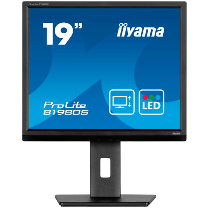 Iiyama PROLITE B1980S-B1 LED monitor 19 inch 1280 x 1024 75 Hz TN 250 cd 1000:1 3ms HDMI DP, SPEAKER B1980S-B1