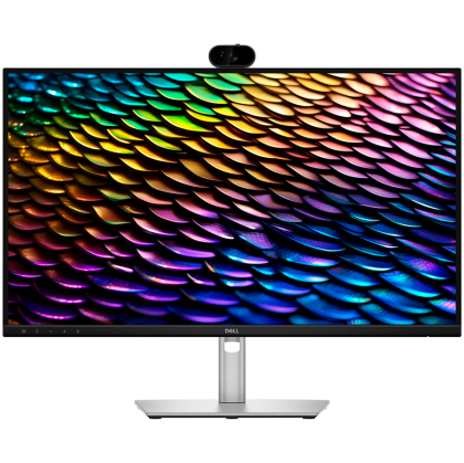 Dell Pro P 27 USB-C Hub Conferencing Monitor - P2726DEB 27" QHD 2460x1440 at 100Hz, 99% sRGB (CIE 1931), 109 PPI, 16:9, IPS, AG, 350 cd/m2, 1500:1, 178/178, 5ms/8ms, HDMI, DP, USB A/B/C ,RJ45 , Webcam, Mic , Speakers, Swivel, Height, Tilt