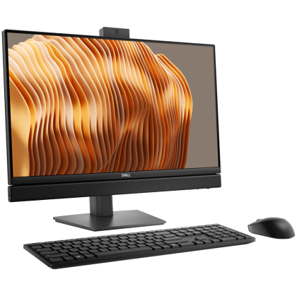 Dell Pro 24 AIO,23.81"FHD(1920x1080)Touch,Intel Core Ultra 7 265(13 TOPS NPU 20cores,up to 5.3GHz)vPro,32GB(2x16)5600MT/s DDR5,1TB SSD,Integrated Graphics,Wi-Fi 6E(2x2)802.11ax&BT,Dell Pro Keyboard and Mouse - KM5221W,Black,Win11Pro,3Yr NBD