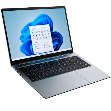 TECNO Megabook K16SDA AMD R7-5825U up to 4.5GHz 16-inch FHD IPS 16:10 1920x1200 300nits 60Hz  RAM 16Gb SSD 1Tb 70Wh 17.5 hours Cam 1Mp 720p AI WiFi5 BT 5.0 RJ45 2xTypeC Full 2xUSB3.1 HDMI Finger print QWERTY EN Backlight All metal Winows 11H Gray