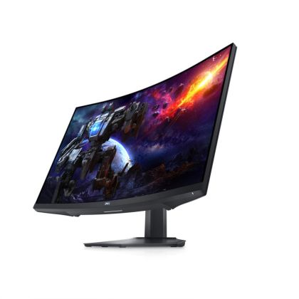 Monitor LED curbat Dell S3222DGM, 32" QHD (2560x1440), VA, 350nits, 1ms, 165Hz, culoare negru