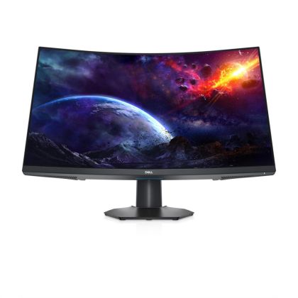 Monitor LED curbat Dell S3222DGM, 32" QHD (2560x1440), VA, 350nits, 1ms, 165Hz, culoare negru