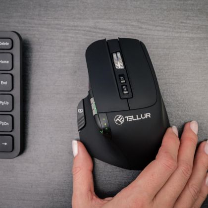 Mouse wireless Tellur Shade, negru