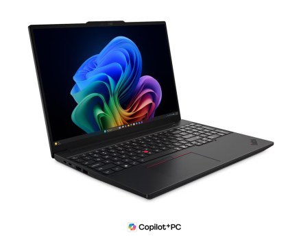 Laptop Lenovo ThinkPad T16 Gen 5 (Intel), Procesor Intel Core Ultra 7 355 up to 4.7GHz, 16" WUXGA (1920x1200) IPS 400nits Anti-glare, ram 32GB  6800MHz LPDDR5x, 512GB SSD M.2 PCIe NVMe, Intel Graphics, culoare black, Windows11 Pro