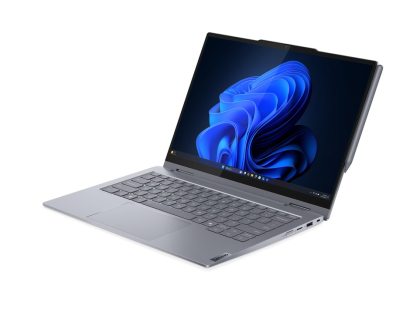 Laptop Lenovo ThinkBook 14 2-in-1 G5 IAU, Procesor Intel Core Ultra 7 255U up to 5.2GHz, 14" WUXGA (1920x1200) IPS 300nits glossy, touch, ram 16GB (1x16GB) 5600MHz DDR5, 512GB SSD M.2 PCIe NVMe, Intel Graphics, culoare luna grey, Windows11 Pro