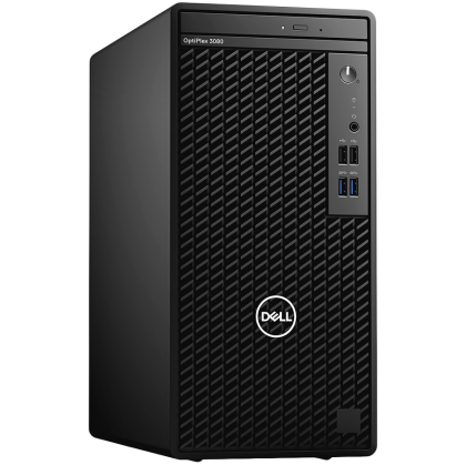 DELL OptiPlex 3080 MT,Intel Core  i3-10105(4-Cores/6MB/8T/3.0GHz to 3.9GHz),4GB(1x4)DDR4,1TB(HDD)7200rpm,DVD+/-,Intel Integrated Graphics,noWireless,Dell Mouse-MS116,Dell Keyboard-KB216,Ubuntu,3Yr NBD
