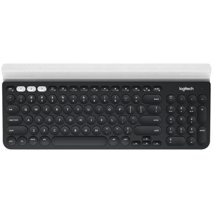 LOGITECH K780 Multi-Device Wireless Keyboard - DARK GREY/SPECKLED WHITE - US INT'L