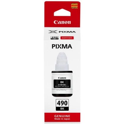 Cartus cerneala original CANON GI-490, culoare black pentru Canon CISS G1400 / G2400 / G3400 / G4400 / G1411 / G2411 / G3411 / G4411