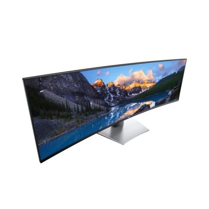 Monitor Dell UltraSharp Curved 49'' QHD,5120x1440 la 60Hz, argintiu, U4919DW 