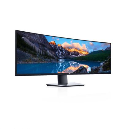 Monitor Dell UltraSharp Curved 49'' QHD,5120x1440 la 60Hz, argintiu, U4919DW 