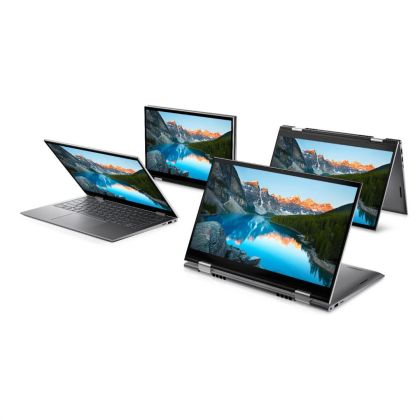 Laptop Dell Inspiron 5410 2in1, Procesor 11th Generation Intel Core i5 1155G7 up to 4.5GHz, 14" FHD (1920x1080) WVA touch, ram 8GB (2x4GB) 3200MHz DDR4, 512GB SSD M.2 PCIe NVMe, Intel Iris Xe Graphics, culoare Silver, Windows11 Home  