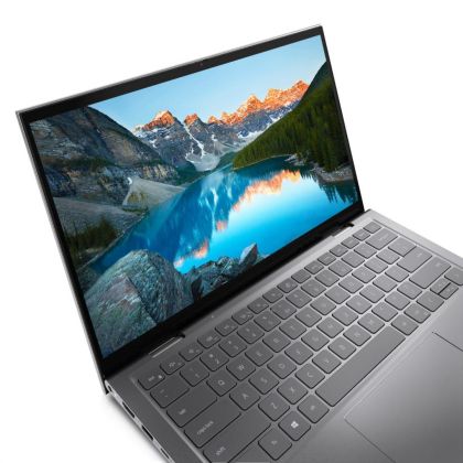 Laptop Dell Inspiron 5410 2in1, Procesor 11th Generation Intel Core i7 1195G7 up to 5GHz, 14" FHD (1920x1080) WVA touch, ram 16GB (2x8GB) 3200MHz DDR4, 512GB SSD M.2 PCIe NVMe, NVIDIA GeForce MX350 2GB GDDR5, culoare Silver, Windows11 Home  