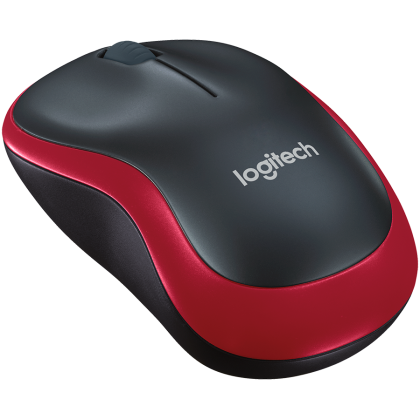 LOGITECH M185 Wireless Mouse - RED - EER2